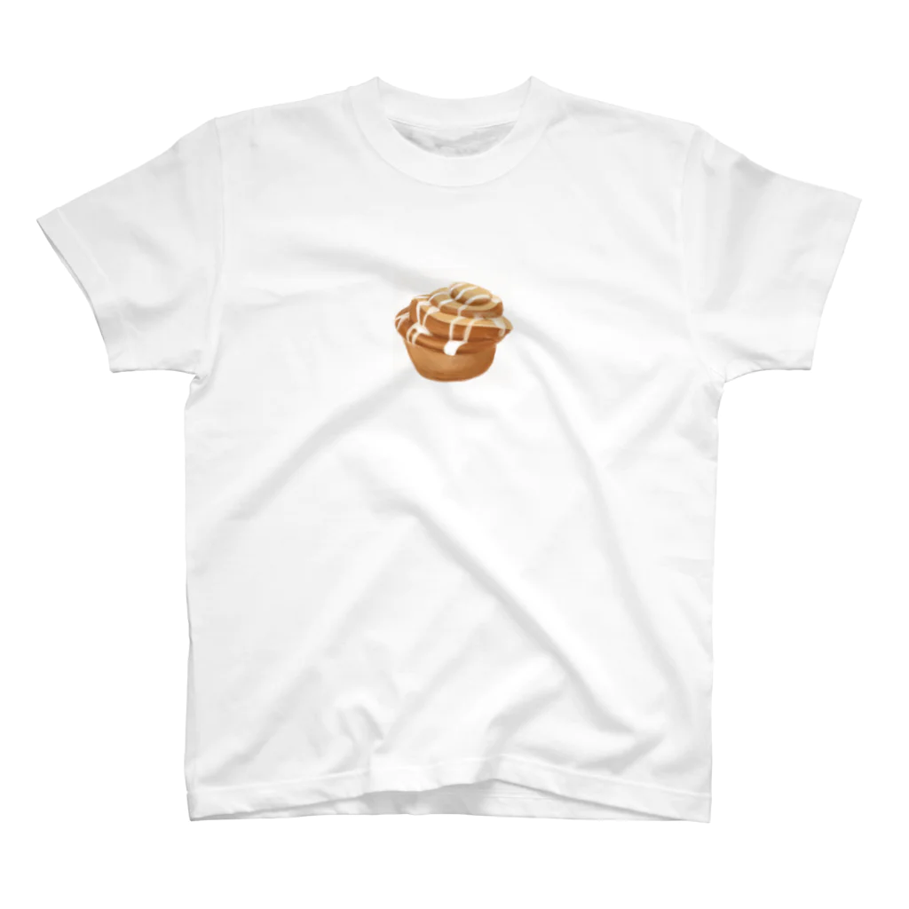 pan appetit!のシナモンロールステッカー スタンダードTシャツ