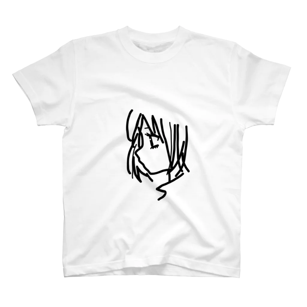 よろぴーこのボブの子(横) スタンダードTシャツ