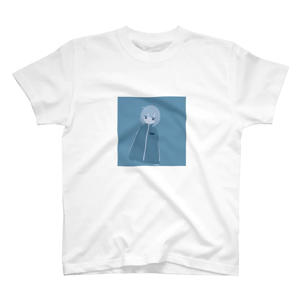 小雨の紺碧の女の子 Regular Fit T-Shirt