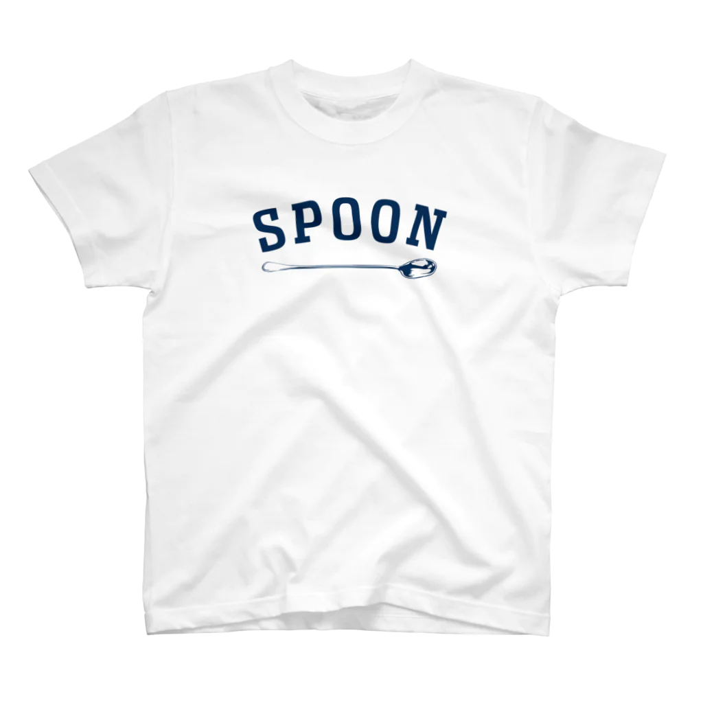 LONESOME TYPE ススのSPOON (NAVY) スタンダードTシャツ