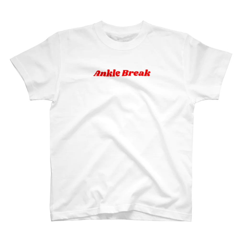 Ankle BreakのAnkle Break Tシャツ(レッドロゴ) Regular Fit T-Shirt