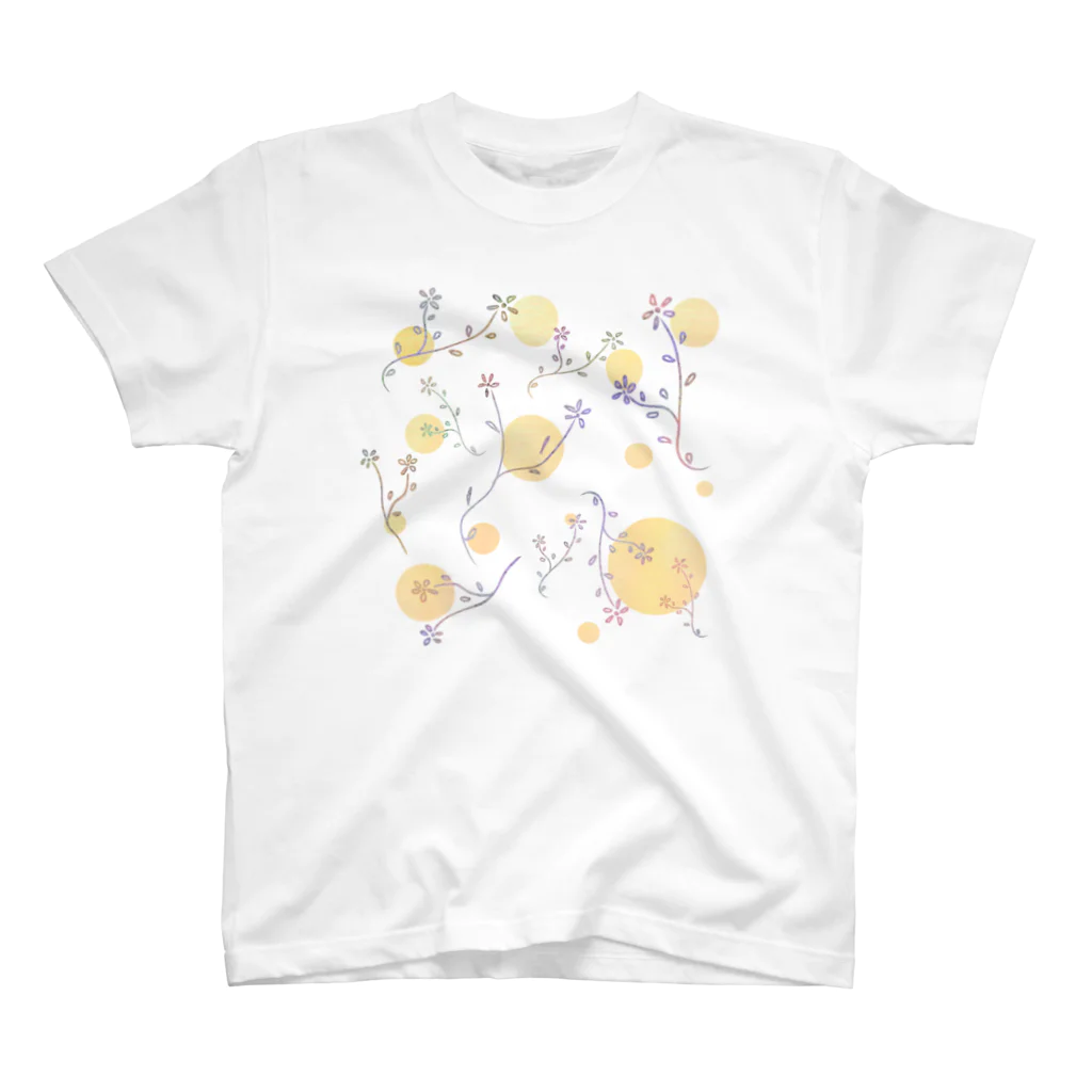 Lily bird（リリーバード）のパステルカラー草花 スタンダードTシャツ