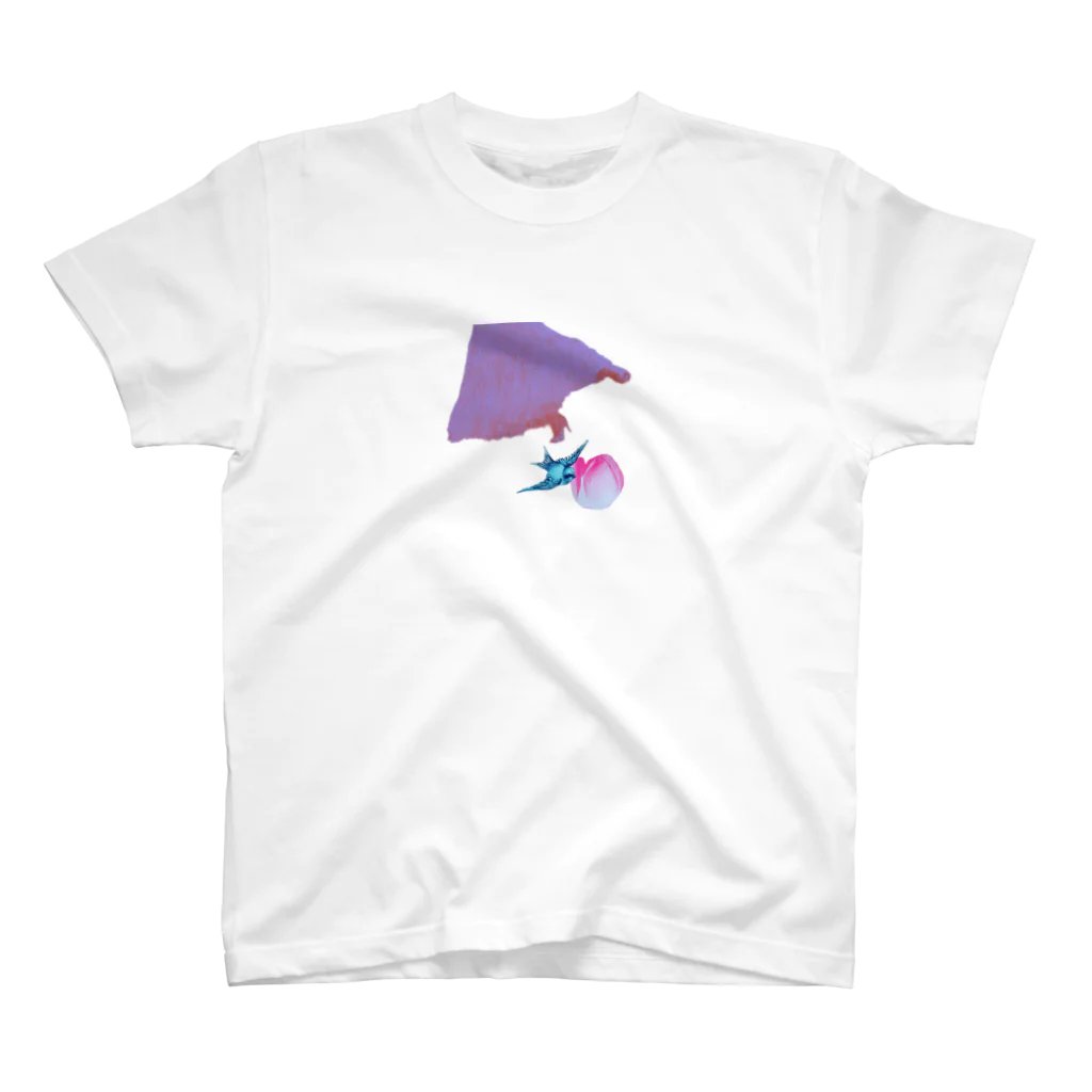 ニコの少女と青い鳥 Regular Fit T-Shirt