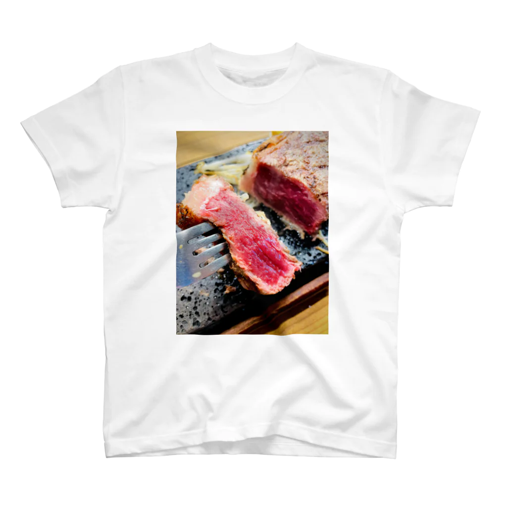 本間あきひろ うぃず ぽんチャンズの肉Tシャツ Regular Fit T-Shirt