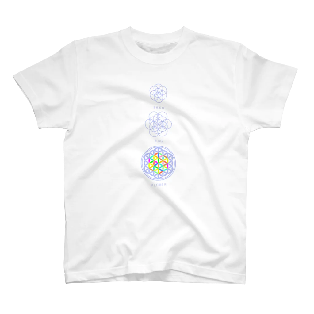 ariesの幾何学３点-カラフル（１） Regular Fit T-Shirt