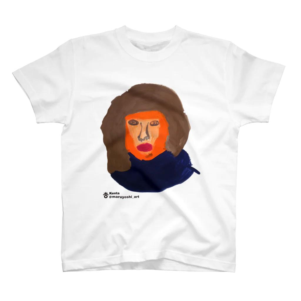 まるよし絵画教室のケンタのカノ女 Regular Fit T-Shirt