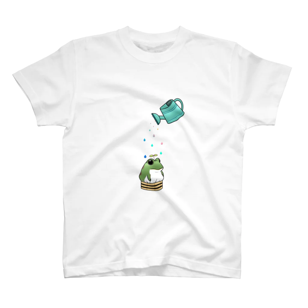 ぴよのカエル屋さんのカエルに水やり Regular Fit T-Shirt