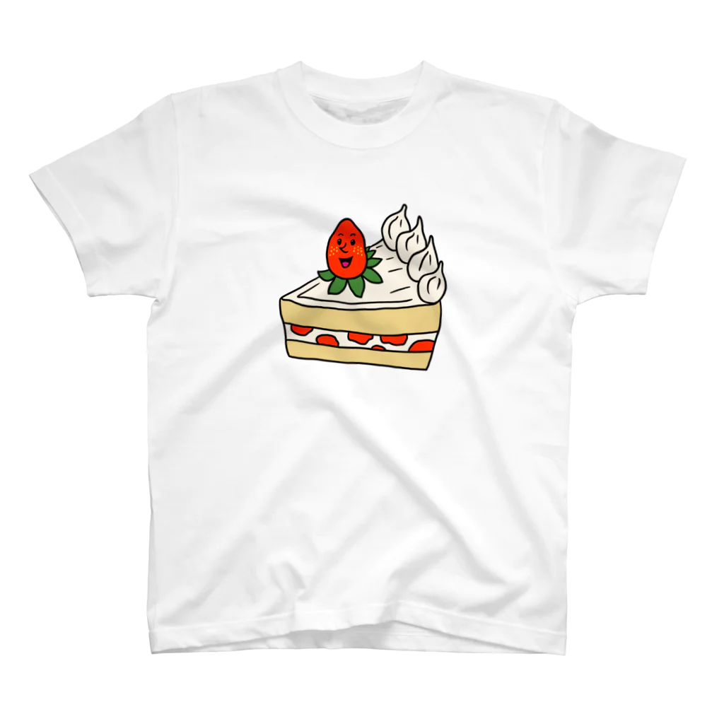 ホビヲノエのお店のいちごのショートケーキ スタンダードTシャツ