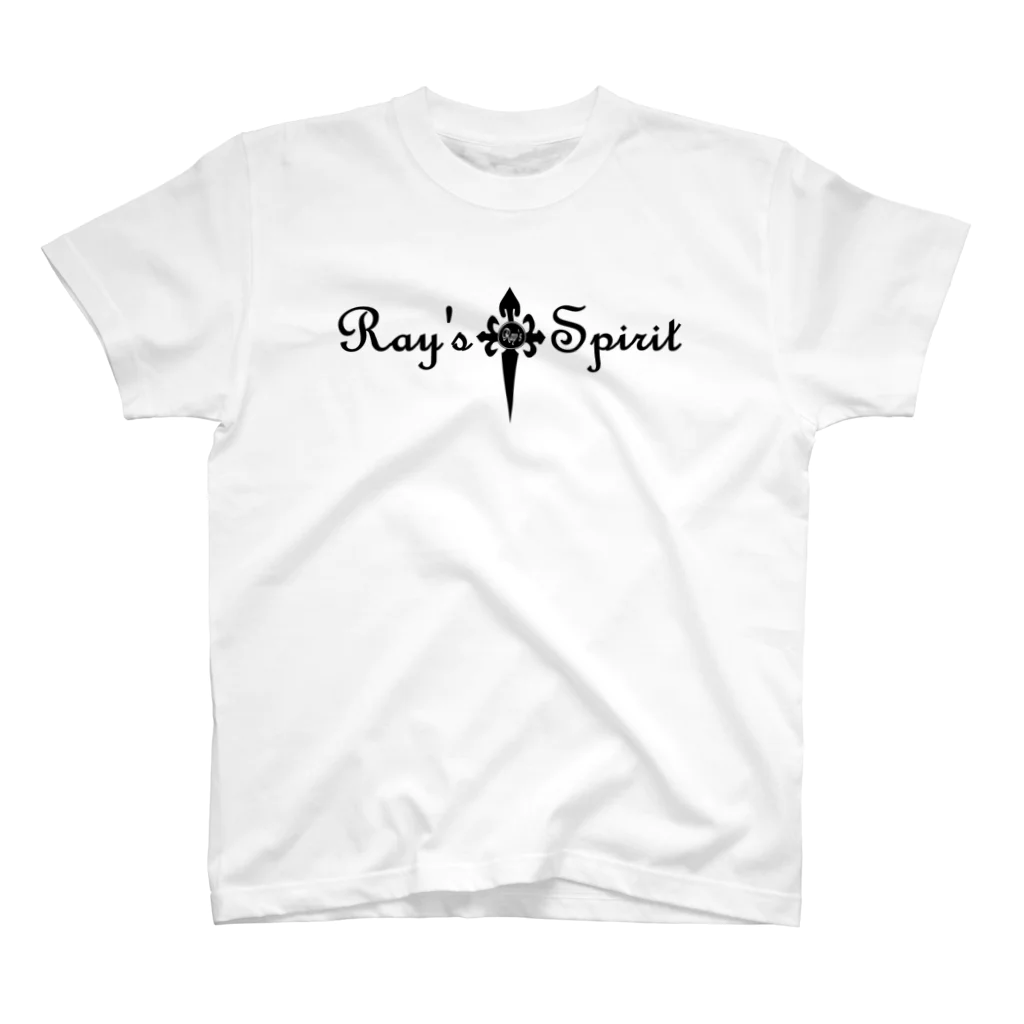 Ray's Spirit　レイズスピリットのRay's Spirit Logo ⑤（BLACK） スタンダードTシャツ