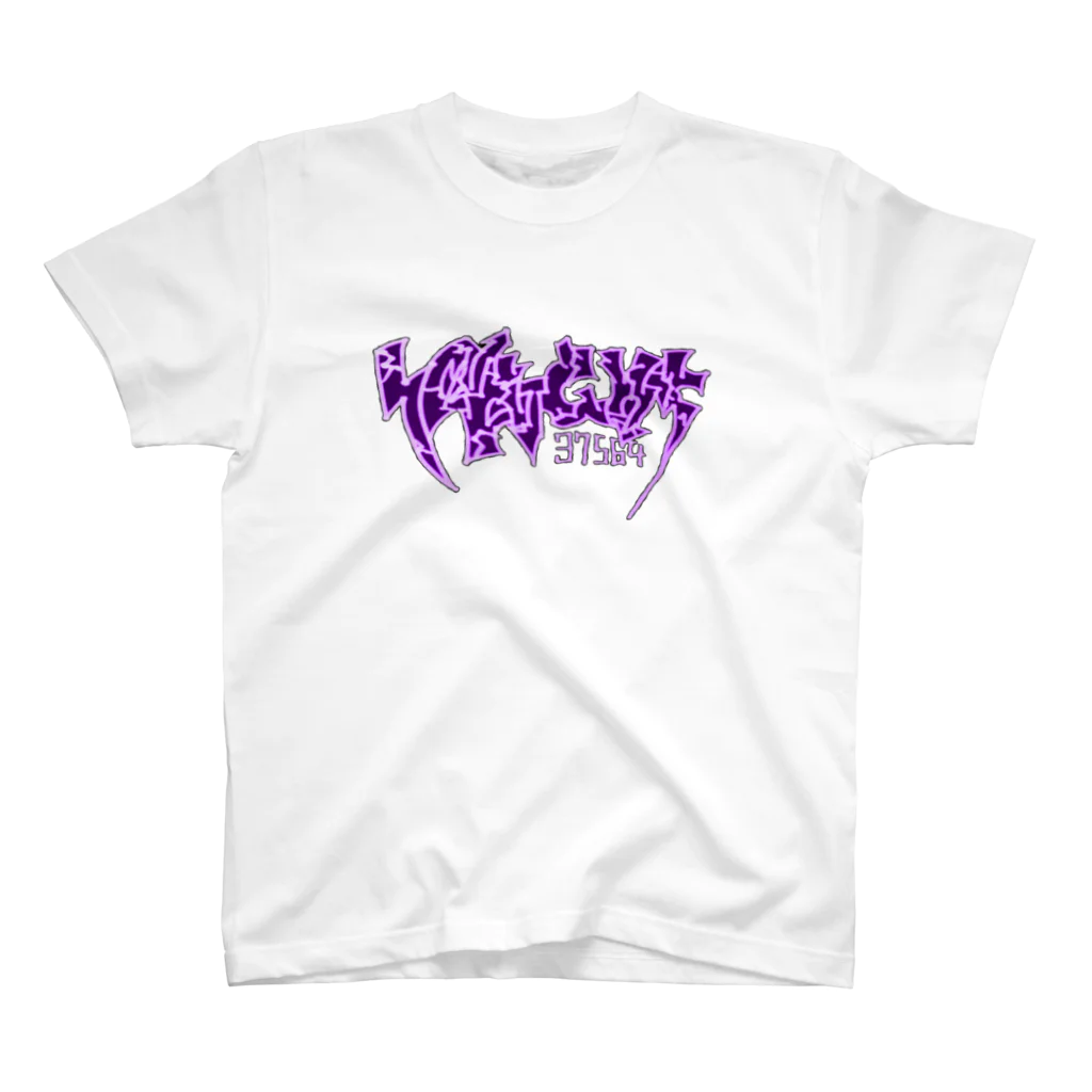 In FightのPurple neon T-shirt Regular Fit T-Shirt