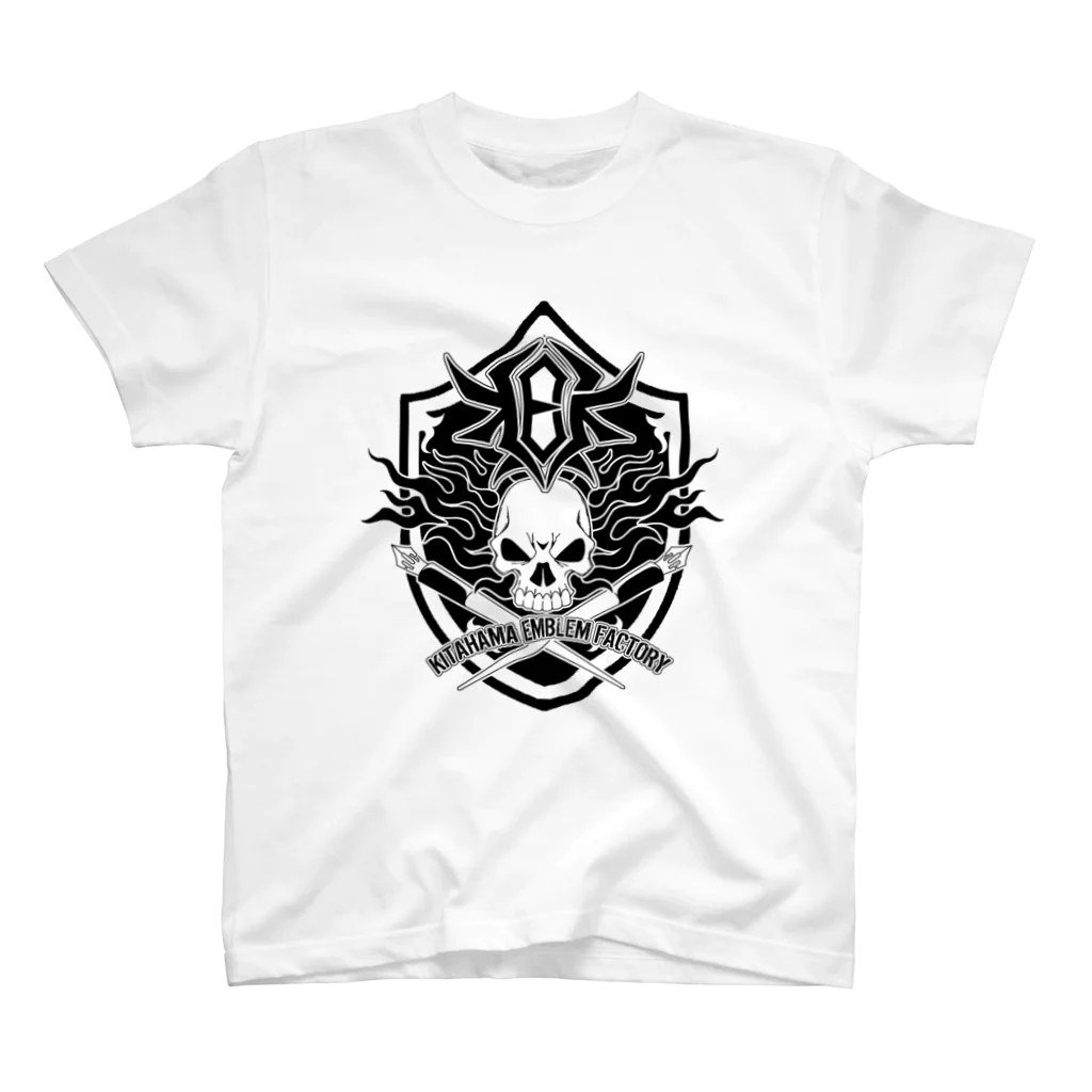 北浜標章製作所【kitahama emblem factory】の北浜標章製作所ロゴ Regular Fit T-Shirt