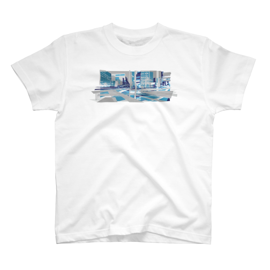 EMK SHOPSITE のstrange city blue Regular Fit T-Shirt