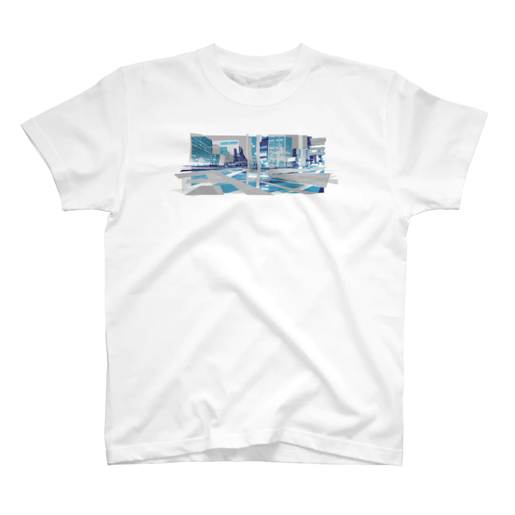 EMK SHOPSITE のstrange city blue Regular Fit T-Shirt