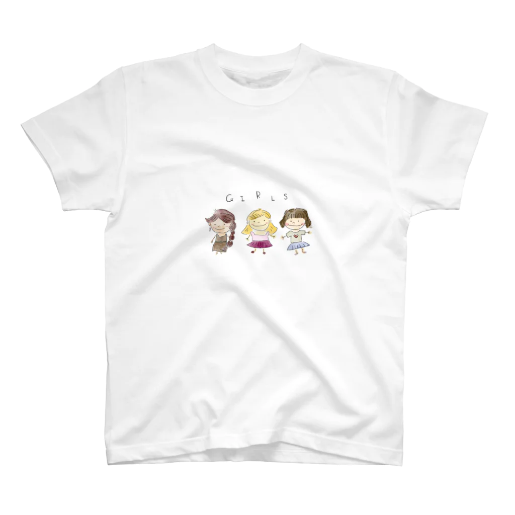 しま✳︎スイーツ/パティシエのgirls スタンダードTシャツ