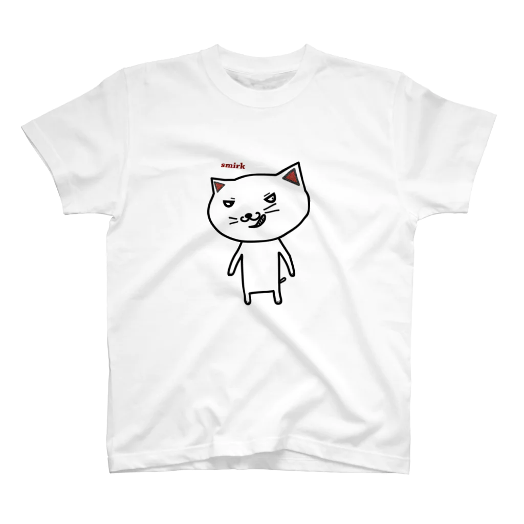 noguard_necoのニヤリねこ スタンダードTシャツ