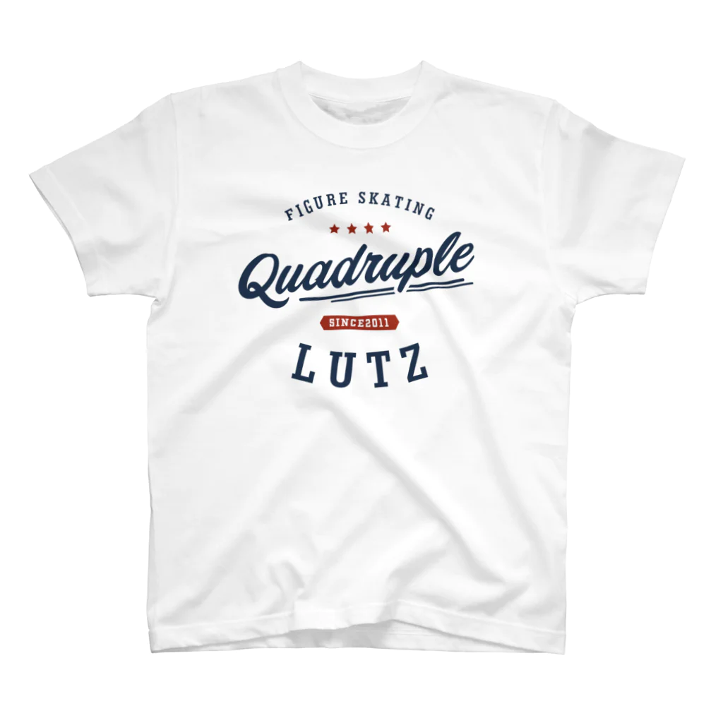 rd-T（フィギュアスケートデザイングッズ）のQuadruple Lutz スタンダードTシャツ