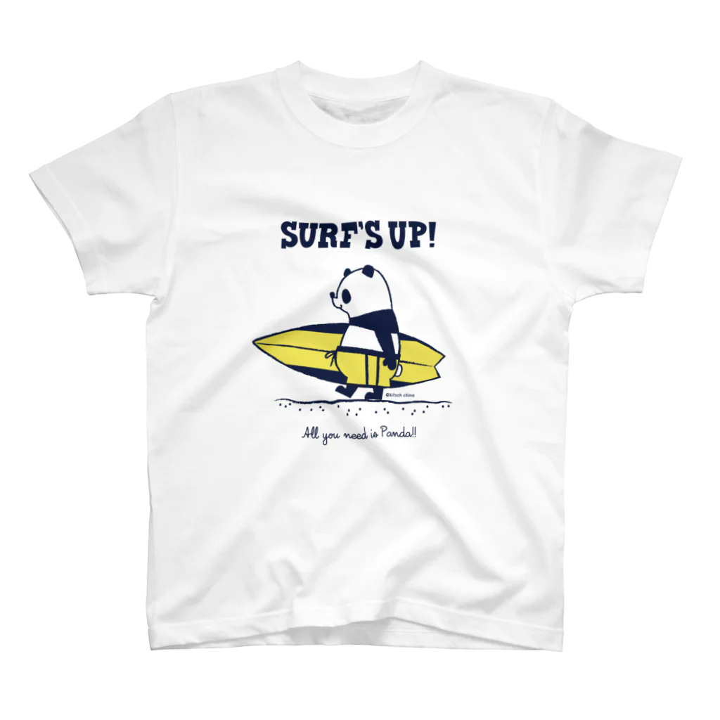 キッチュのSURF'S UP！パンダ スタンダードTシャツ