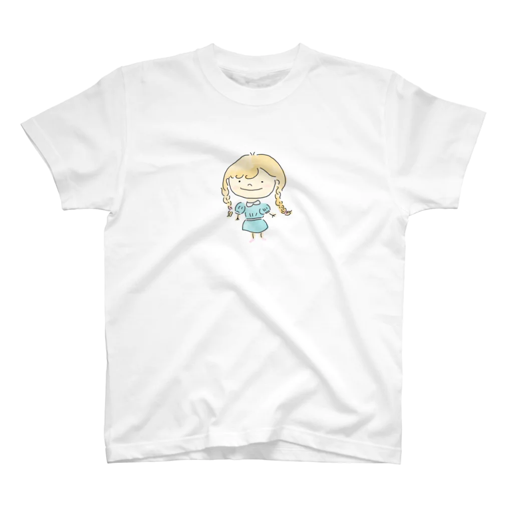 しま✳︎スイーツ/パティシエのgirl ふわふわ系女子 スタンダードTシャツ