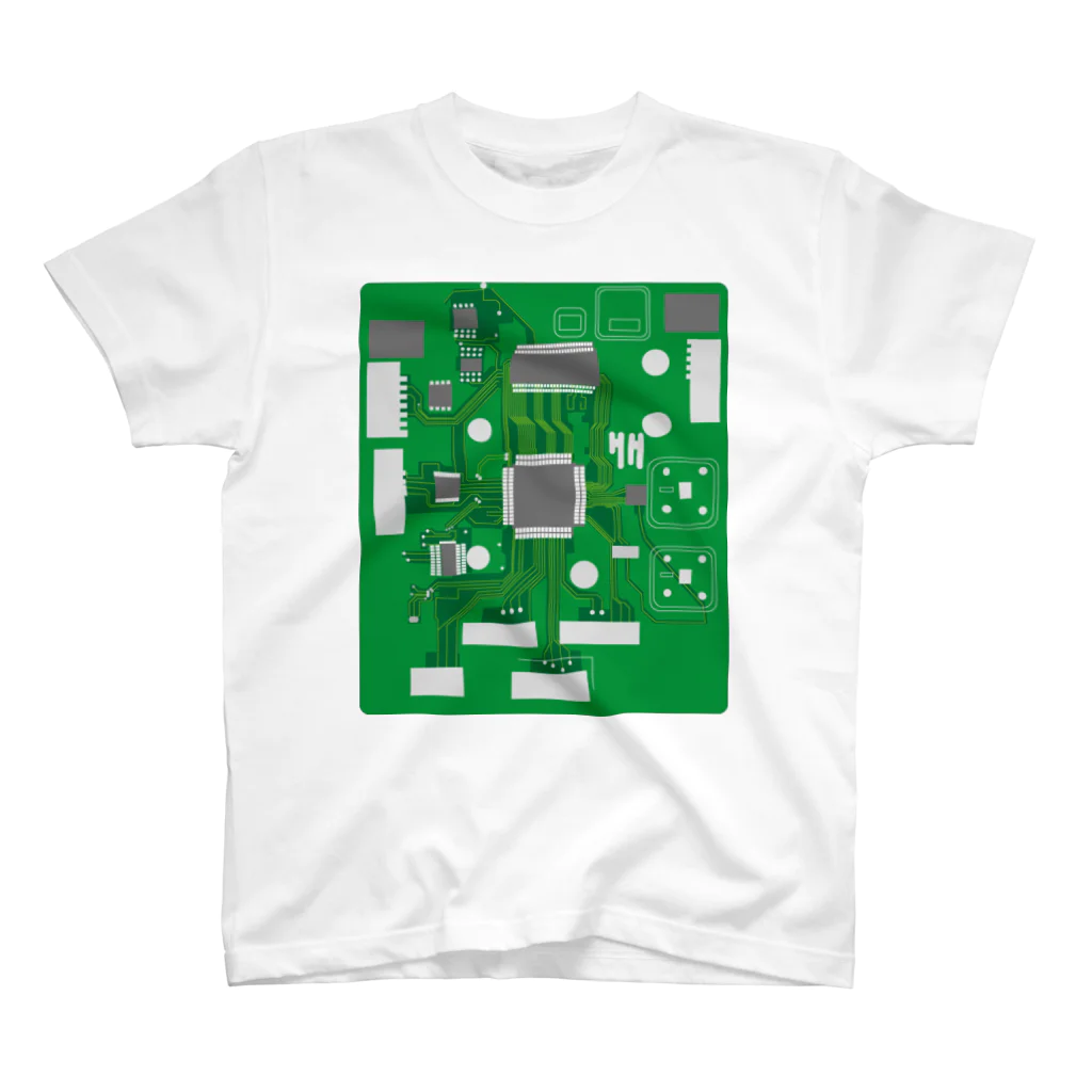 kamoto workaholicの機械パーツ スタンダードTシャツ