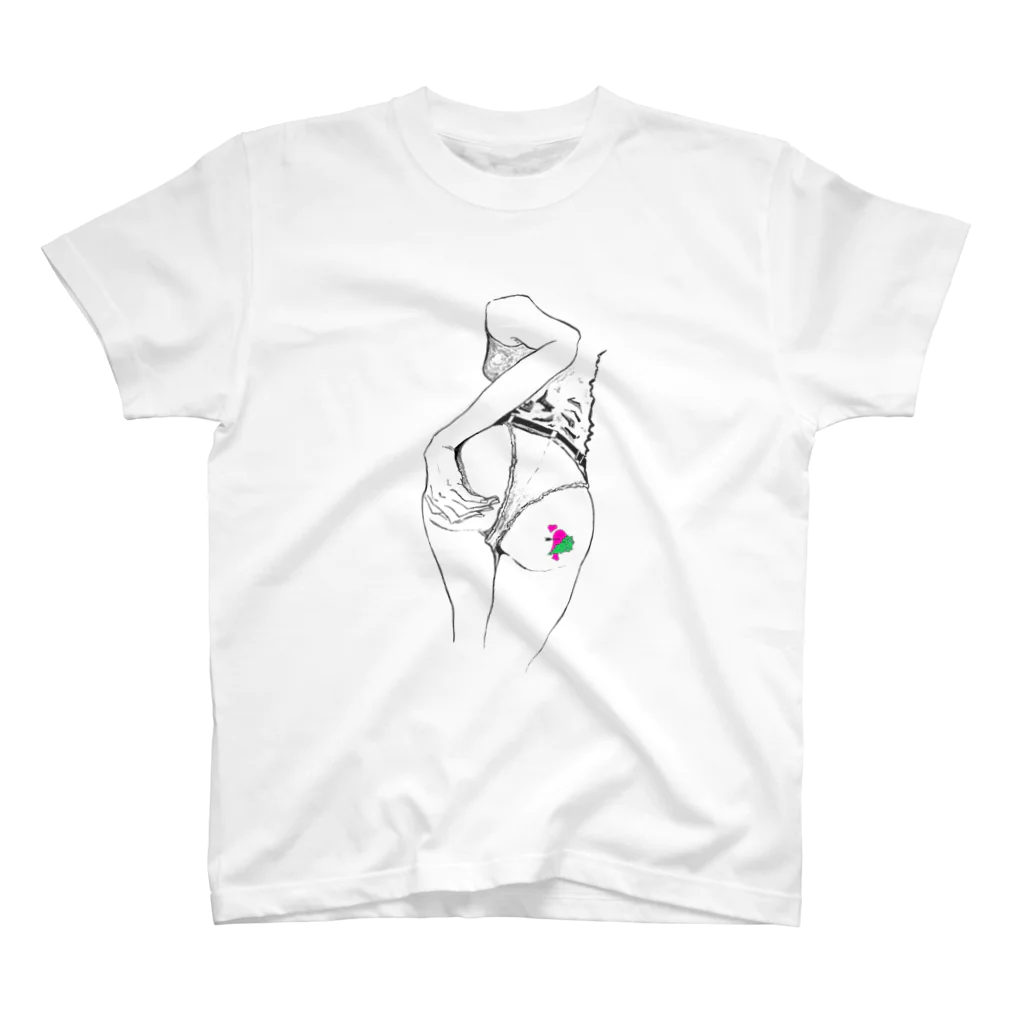 RITZのアジトの" Siri＂Begoniatattoo Regular Fit T-Shirt