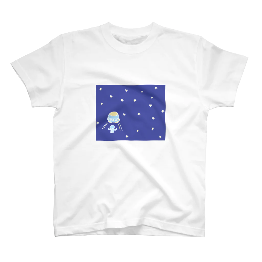シンプルと言えばシンプル。の宇宙と星と。 スタンダードTシャツ
