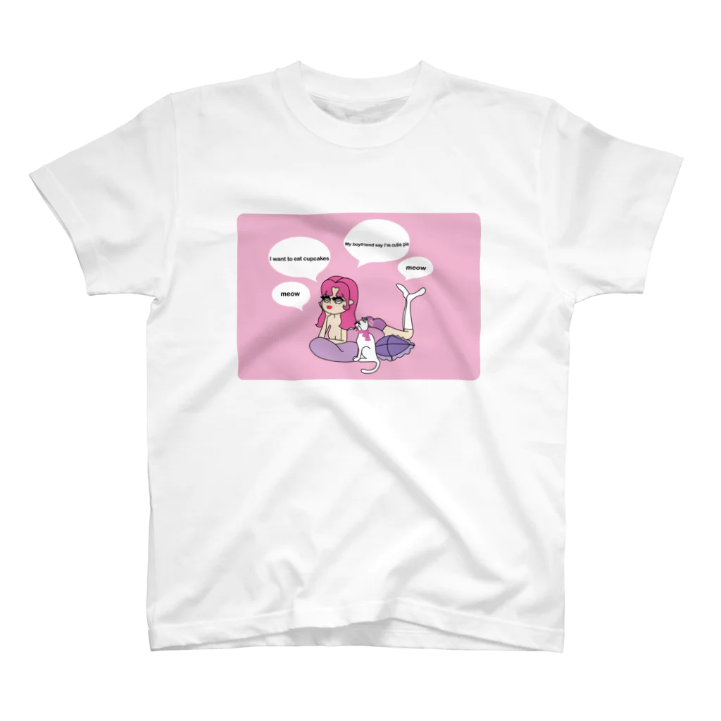 Rosettaのmeow series   English ver スタンダードTシャツ