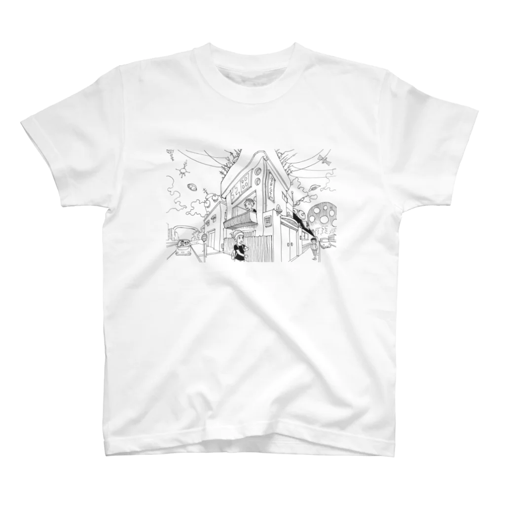 ★ 藤崎幾何 ★ illustrationのSFタウン スタンダードTシャツ