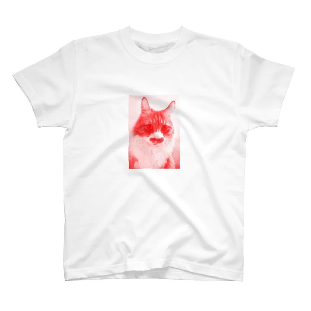 猫沢太陽の活版印刷宇風いなり Regular Fit T-Shirt
