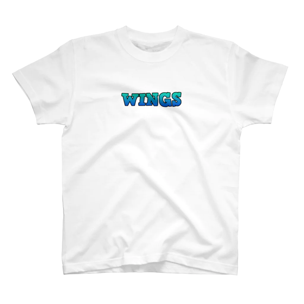 WINGS_ShopのWINGSLOGO(Ocean) スタンダードTシャツ