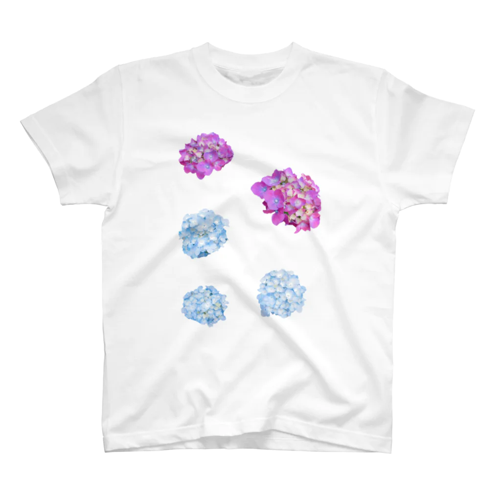 aiueoneko358の紫陽花 Regular Fit T-Shirt