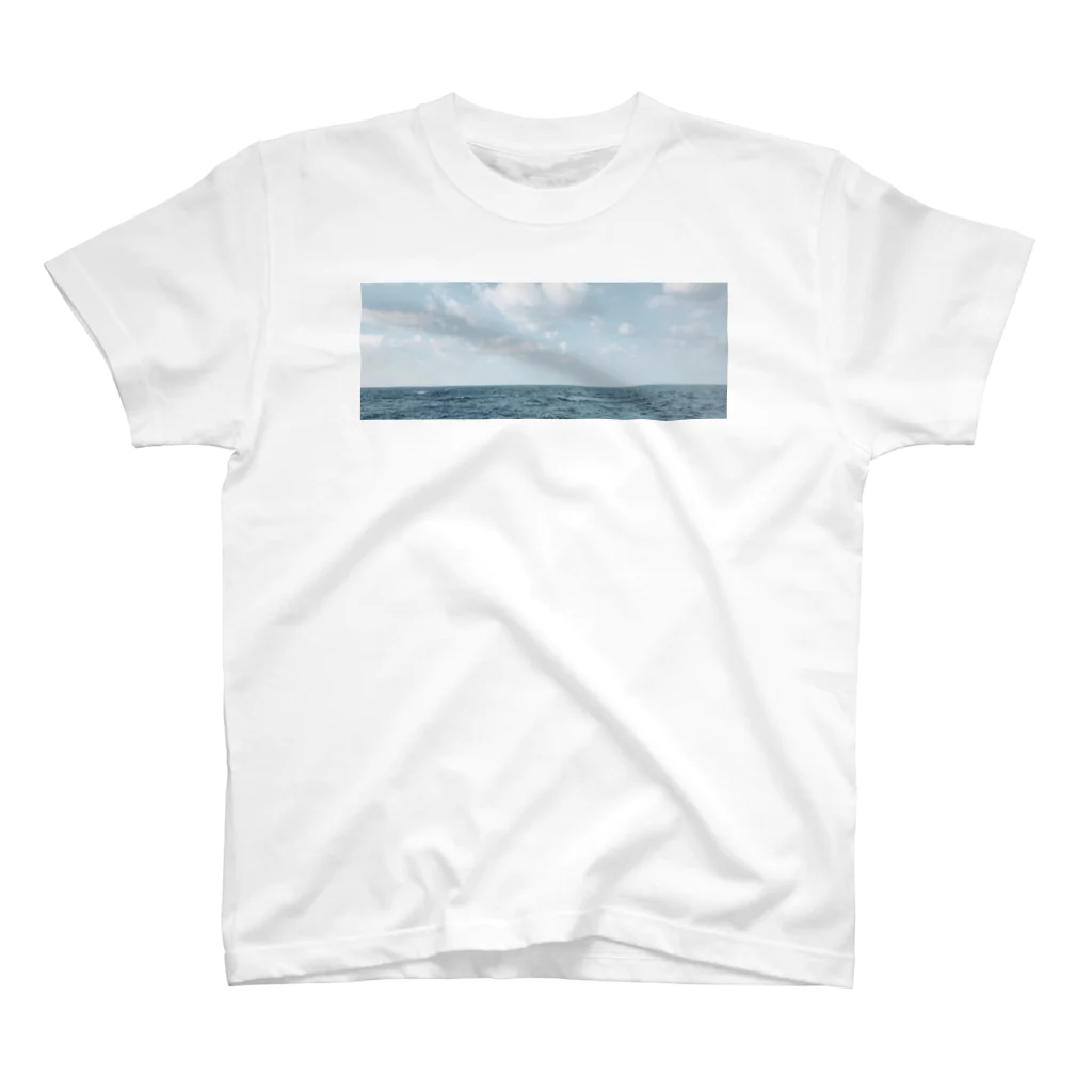 鳥さんの水平線Tシャツ Regular Fit T-Shirt