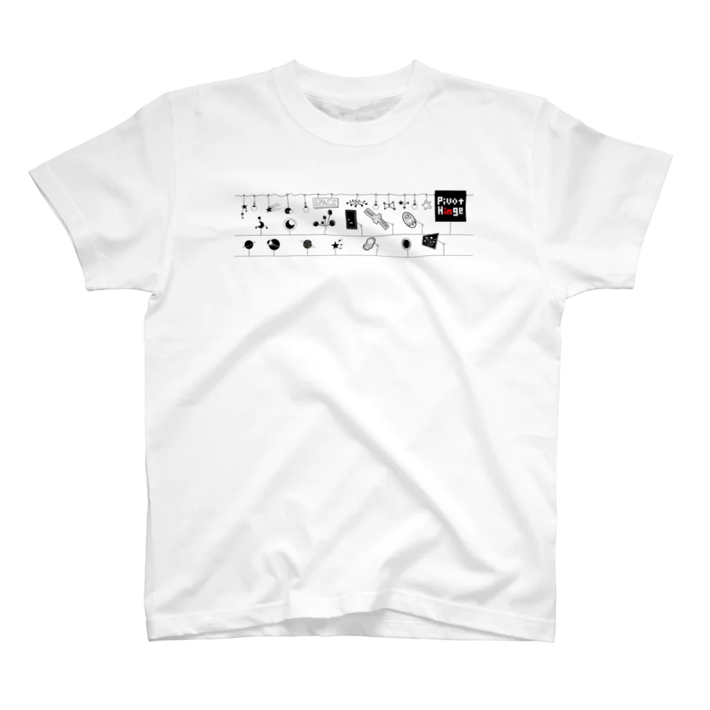 PivotHingeのT-shirt(White)/PivotHinge (22) スタンダードTシャツ