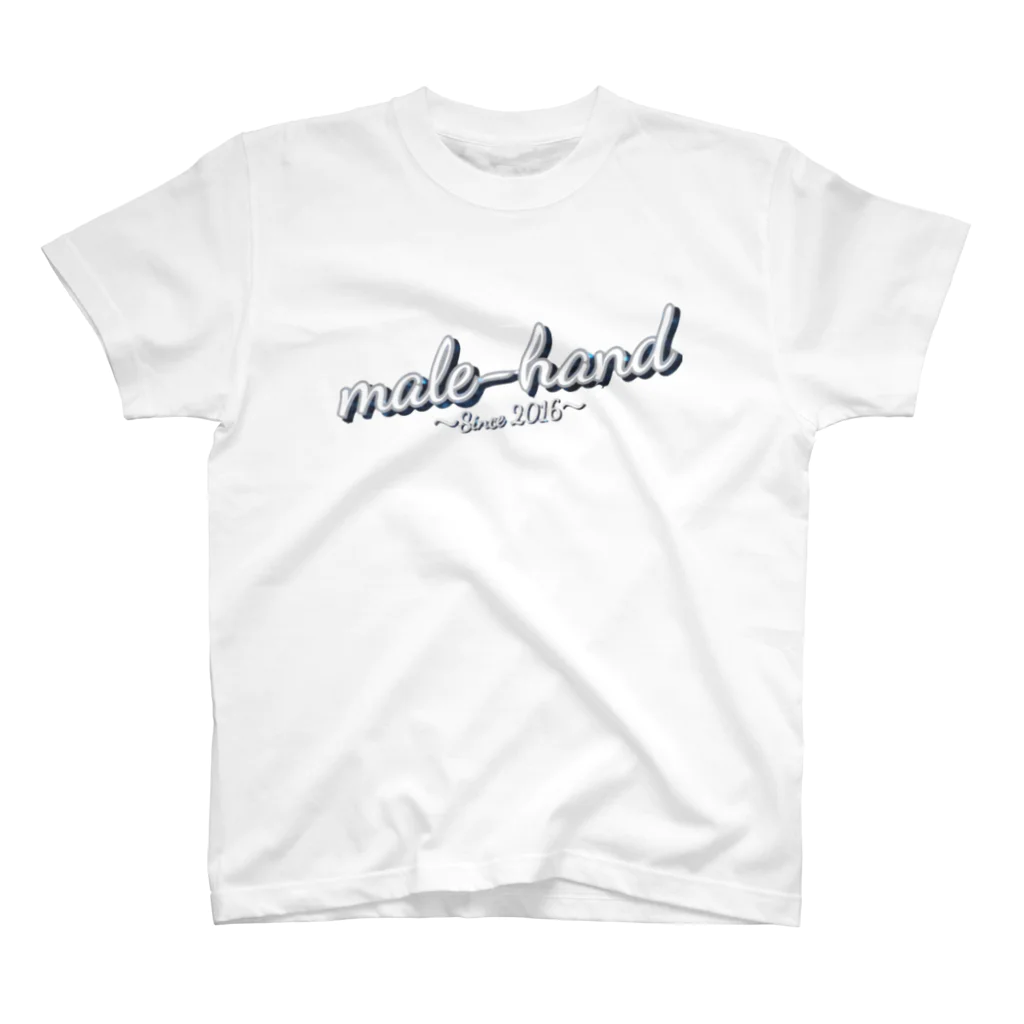 ma.le-hand〜持ち運べる海®〜ﾏﾚﾊﾝﾄﾞのオリジナルデザイン スタンダードTシャツ