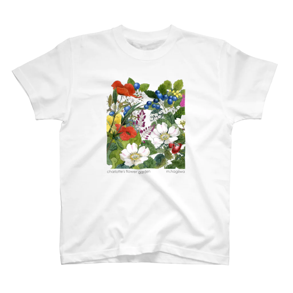 萩岩睦美のグッズショップのT　シャーロットの花園 スタンダードTシャツ