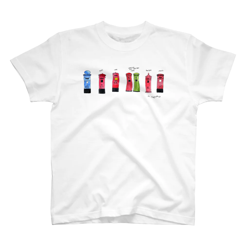 萩岩睦美のグッズショップのT　イギリスの昔のポスト Regular Fit T-Shirt