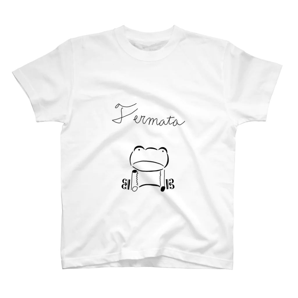 音楽と変なののフェルマータガエル Regular Fit T-Shirt