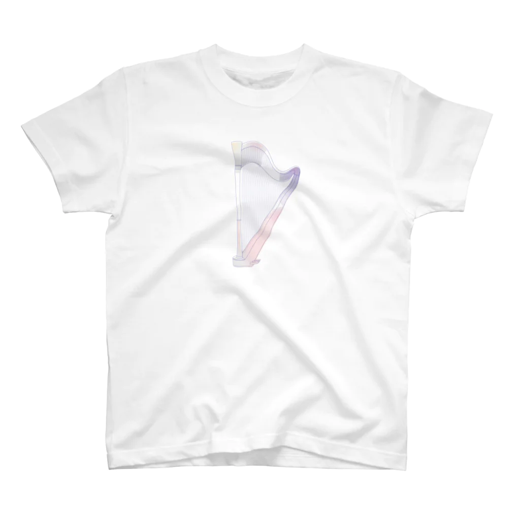 cheriem_balletの虹色ハープT(パープル〜ピンク系) Regular Fit T-Shirt