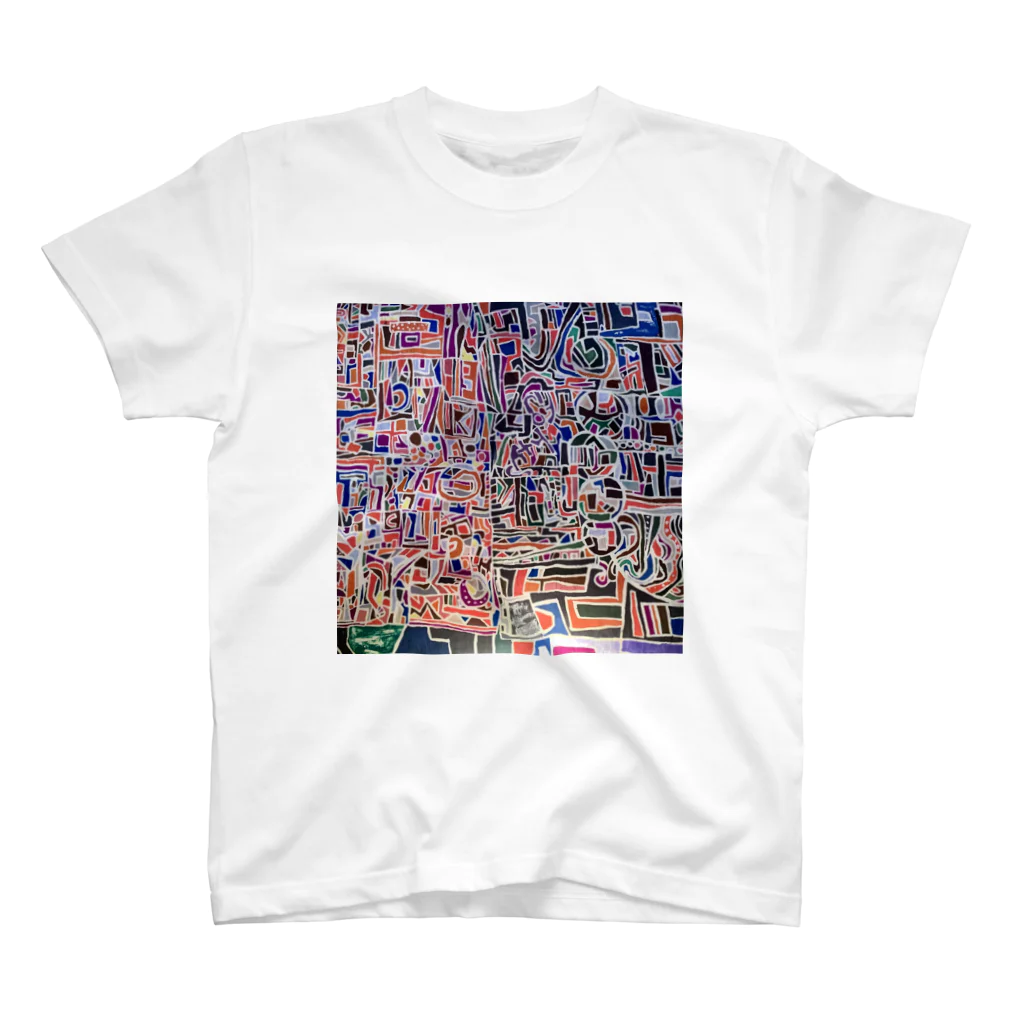 sachiarecocoのうねうねグラフィックアート Regular Fit T-Shirt