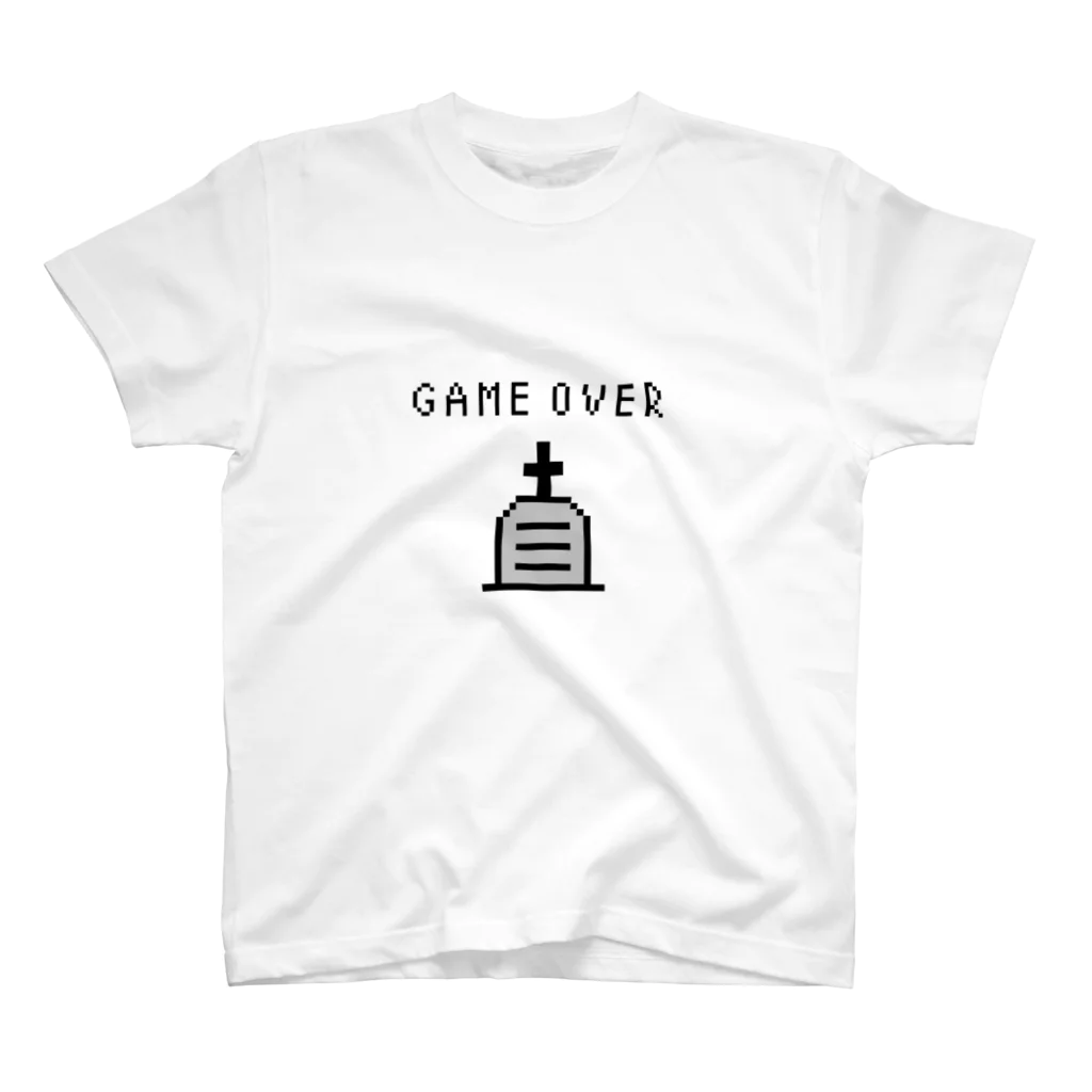 .lab ［ドットラボ ］の［ドット絵］GAME OVER Regular Fit T-Shirt