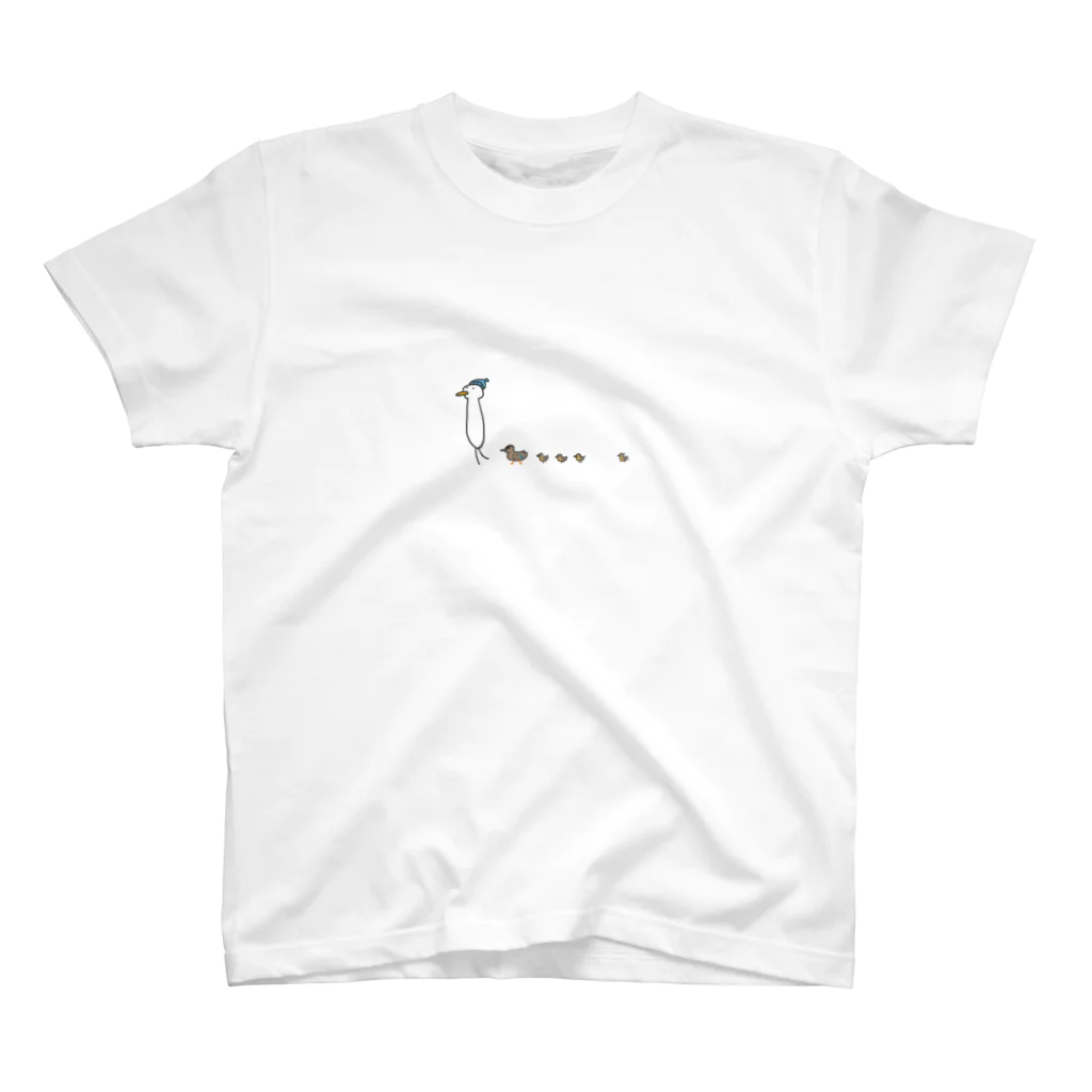 ゆるいサギくんのゆるいサギくん スタンダードTシャツ