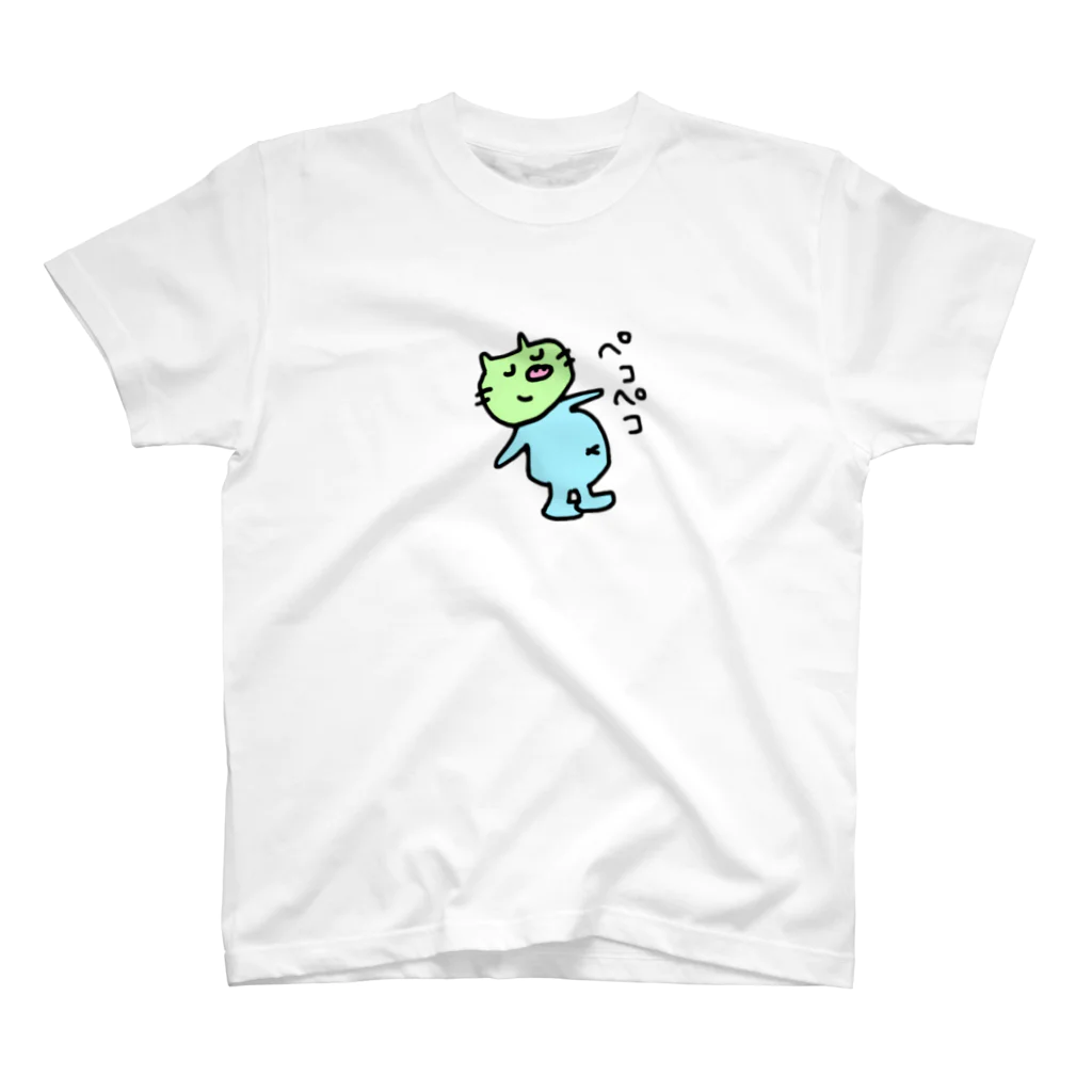 nekonoのペコペコくん スタンダードTシャツ