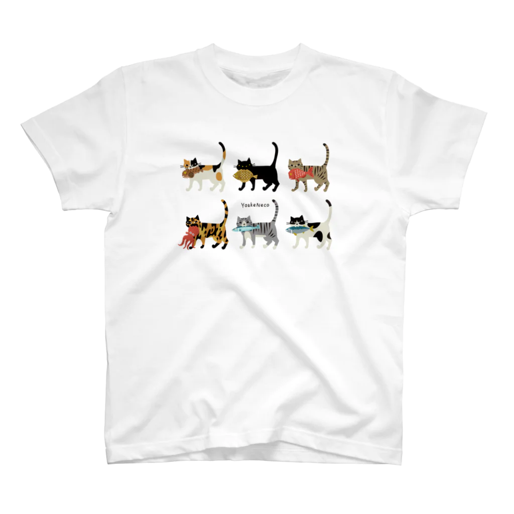 YoakeNecoのよあけねこ　集合 Regular Fit T-Shirt