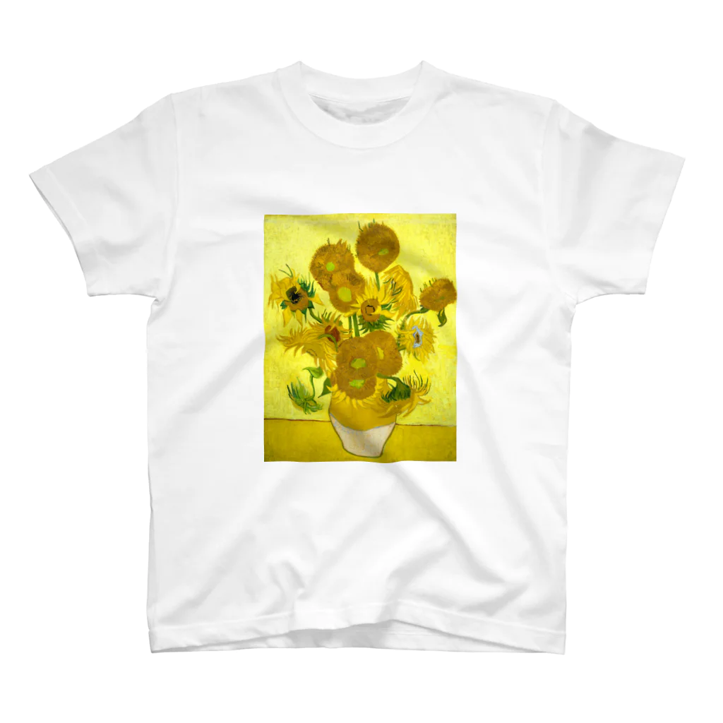 ART のゴッホ/ひまわり　Vincent van Gogh / Sunflowers スタンダードTシャツ