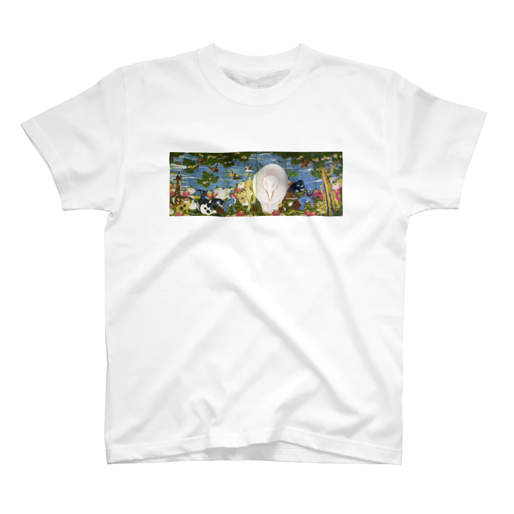 ART の伊藤若冲 / 樹花鳥獣図屏風 スタンダードTシャツ