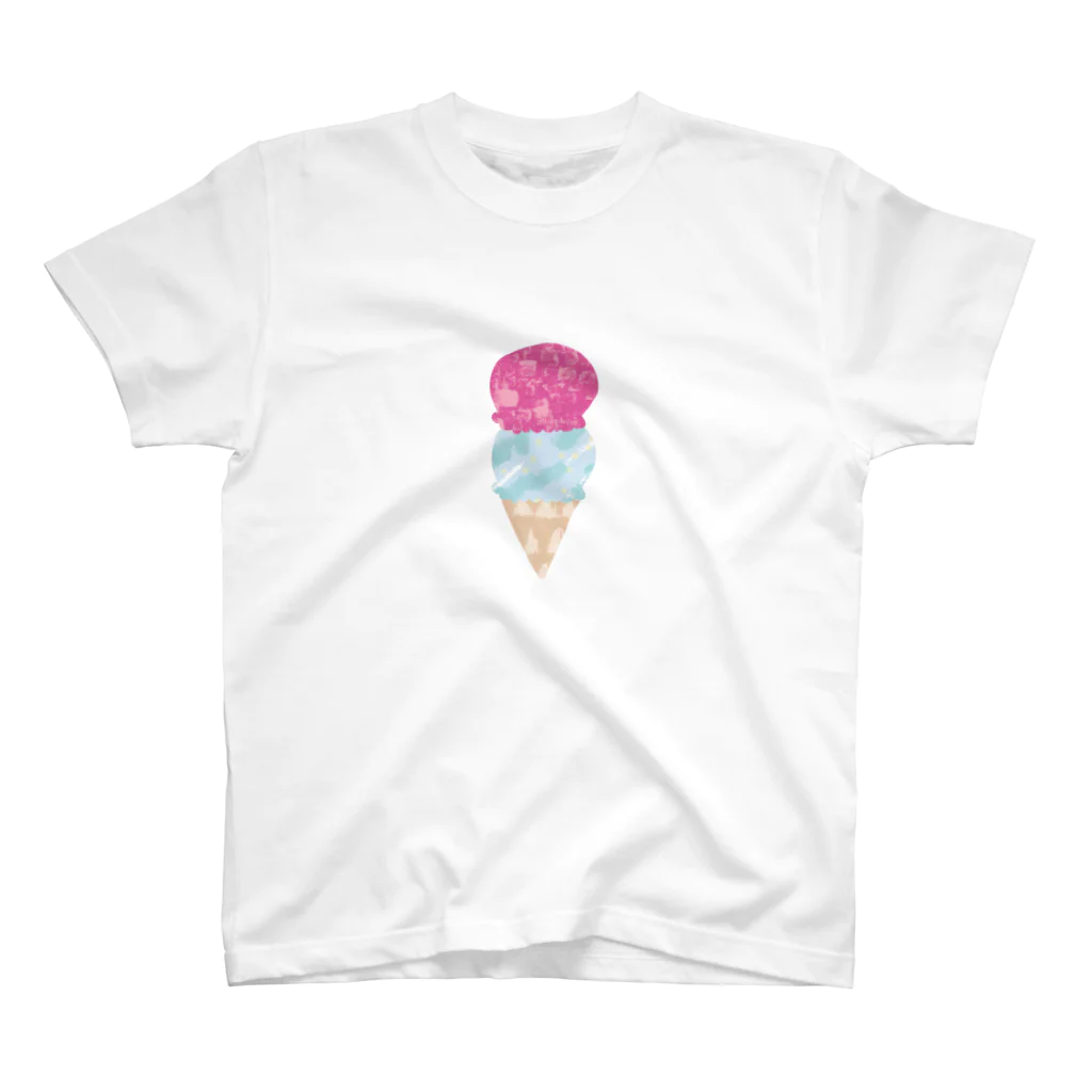 Happy circle online shopのHappy circle icecream スタンダードTシャツ