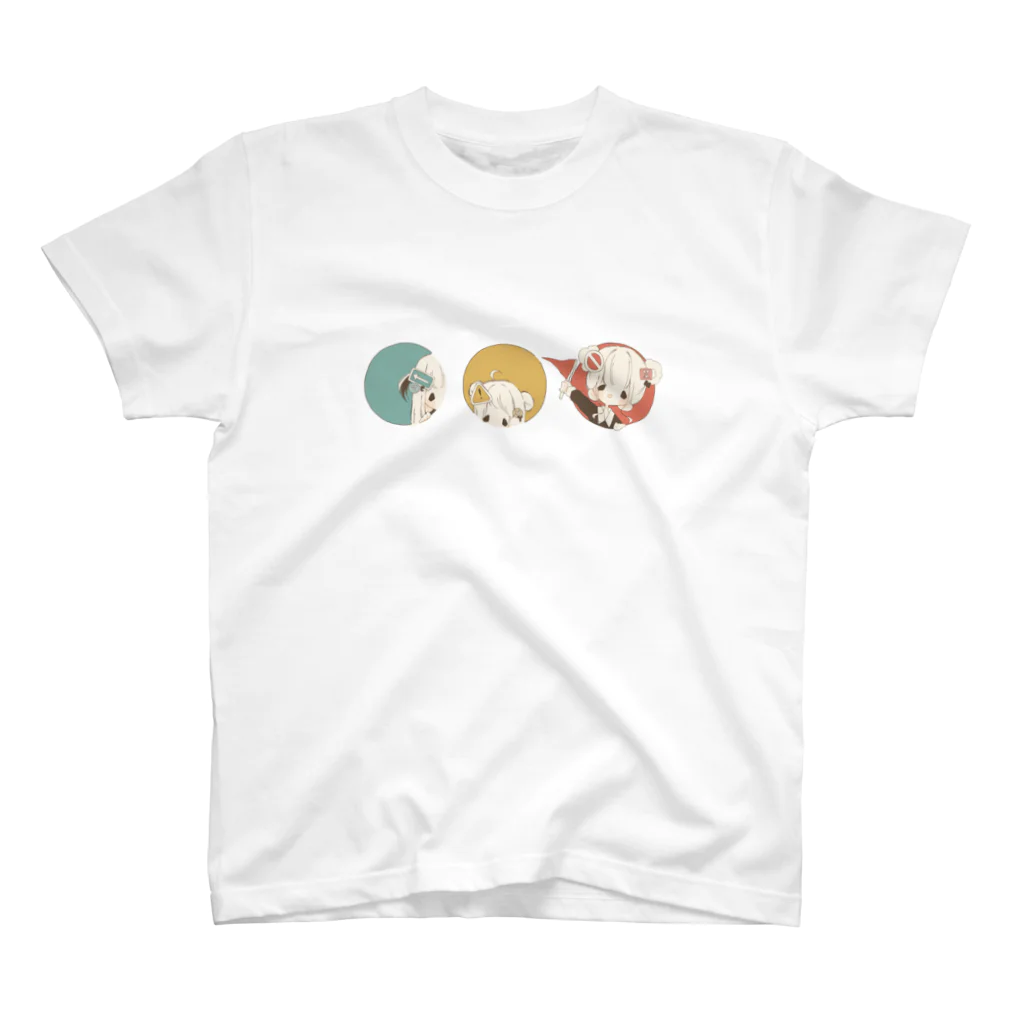 てふてふの館の信号機ちゃん スタンダードTシャツ