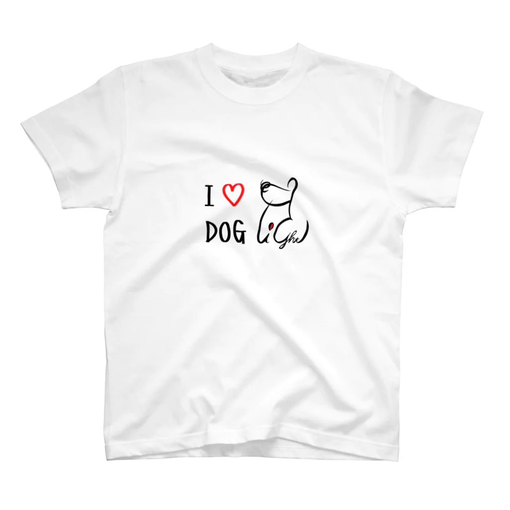 DelightのI ♡ DOG スタンダードTシャツ