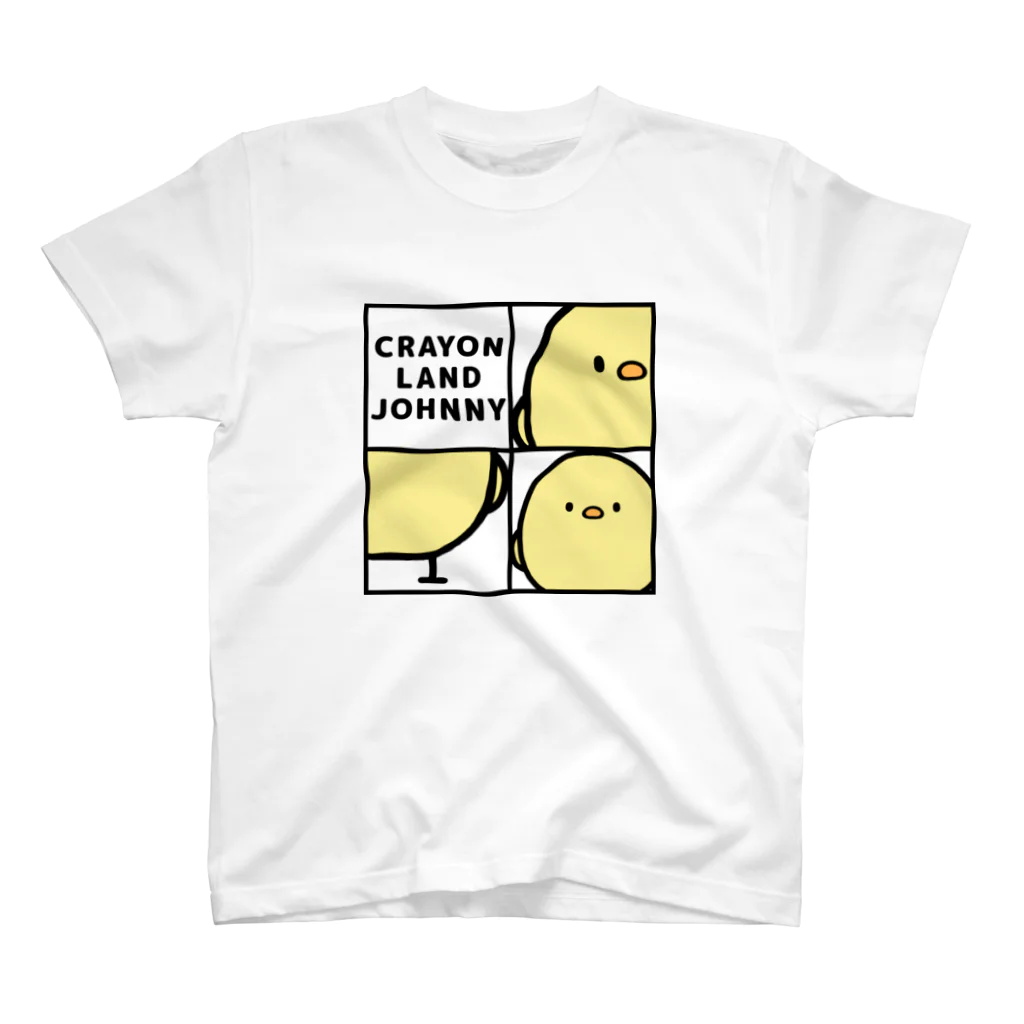 【CRAYON LAND】ひよこのじょにーのスタイリッシュじょにー スタンダードTシャツ