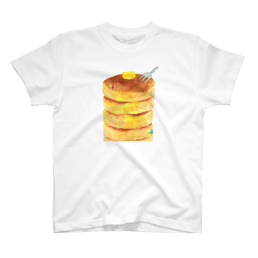 isshiki mayumiのホットケーキ登山Tシャツ スタンダードTシャツ