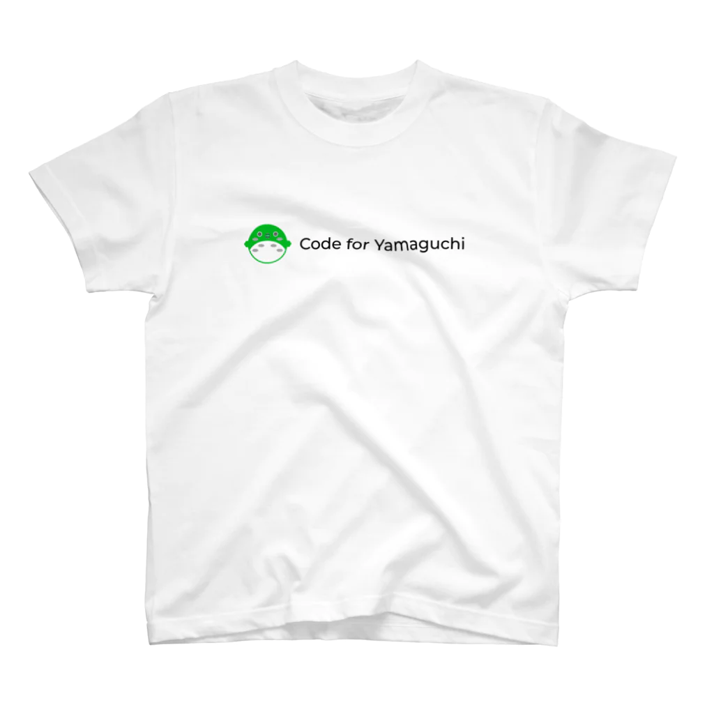 taffy'sのCode for Yamaguchi ロゴTシャツ（横） スタンダードTシャツ